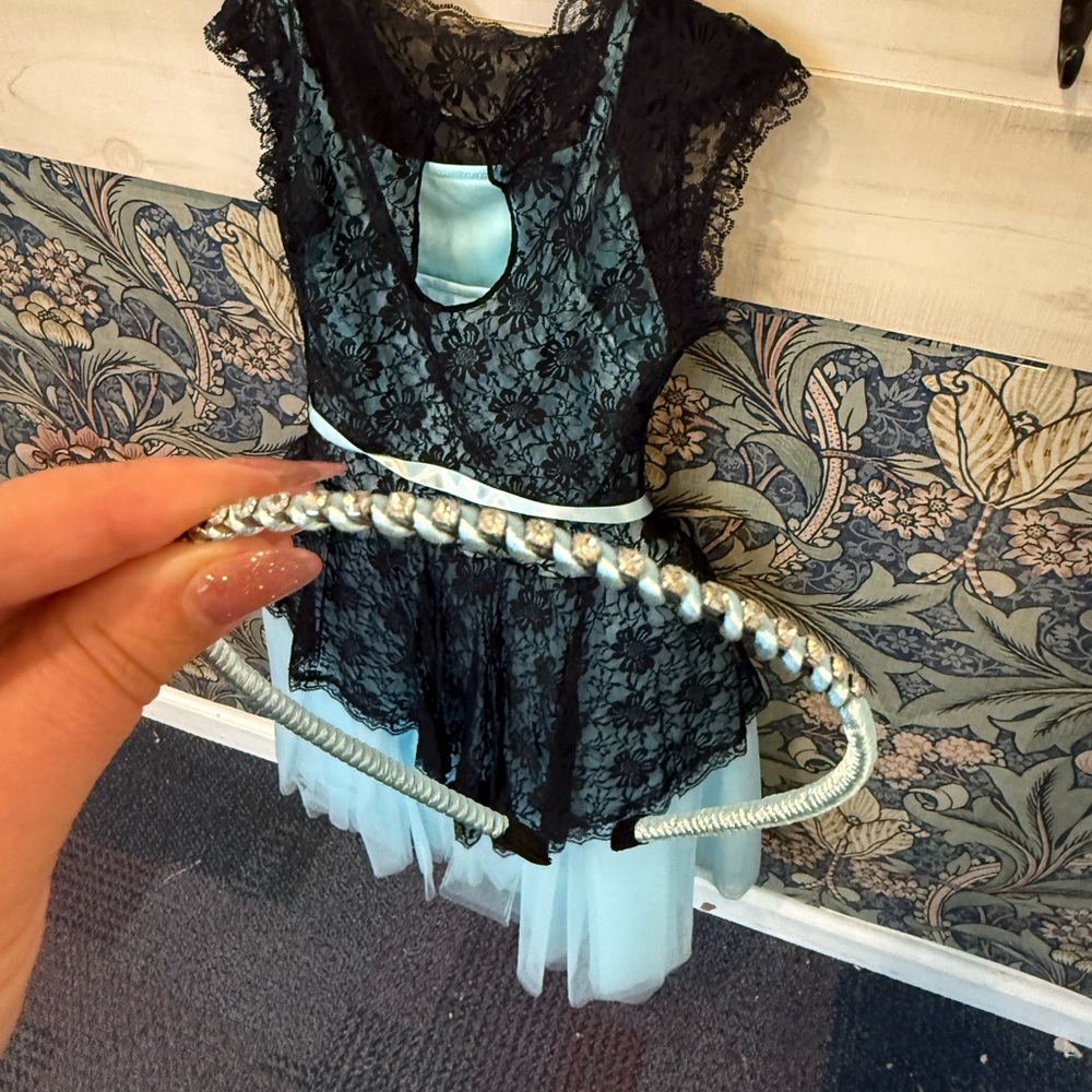 Revolution Dancewear ballet tutu costume, size SA, Delicate black and blue - Picture 5 of 9